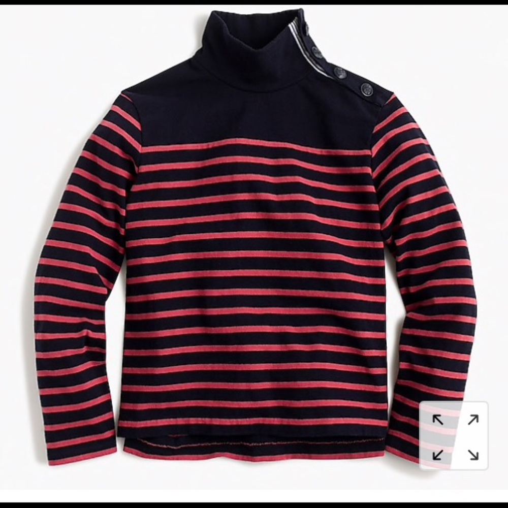 New J crew Striped sweatshirt top— sz S